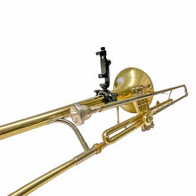 Load image into Gallery viewer, Low Brass Phone Lyre 1.5"-2” Clamp for Trombone, Mellophone, Flugelhorn, and more - LB100