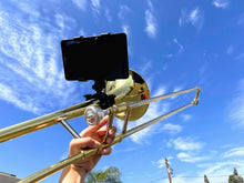 Load image into Gallery viewer, Low Brass Tablet Lyre Gripophone 1.5"-2” for Trombone, Mellophone, Flugelhorn, and more - LB150