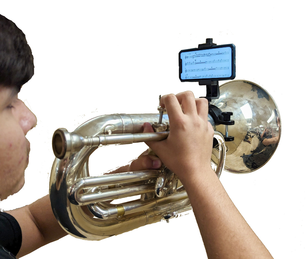 Low Brass Lyres Trombone, Mellophone, Flugelhorn, Baritone, and More GripOPhone Lyres