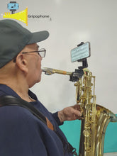 Load and play video in Gallery viewer, Sax Phone Lyre - SX100 (Alto, Tenor, &amp; Bari - and Sousaphone)
