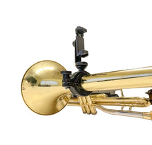 Load image into Gallery viewer, Low Brass Phone Lyre - For: Trombone, Mellophone, Flugelhorn, Baritone, and more!
