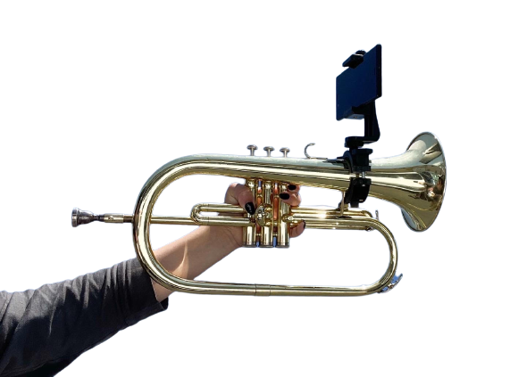 Low Brass Phone Lyre - For: Trombone, Mellophone, Flugelhorn, Baritone, and  more!